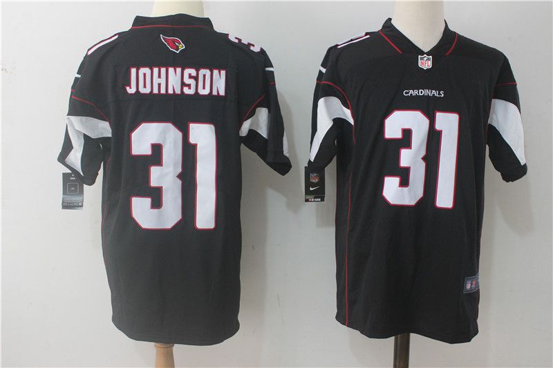 Men Arizona Cardinals #31 Johnson Black Nike Vapor Untouchable Limited NFL Jerseys->->NFL Jersey